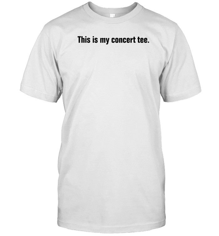 Flippa T Wearing This Is My Concert Tee Shirt