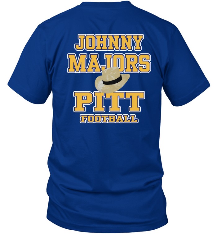 Pitt Panthers Johnny Majors Hat Shirt