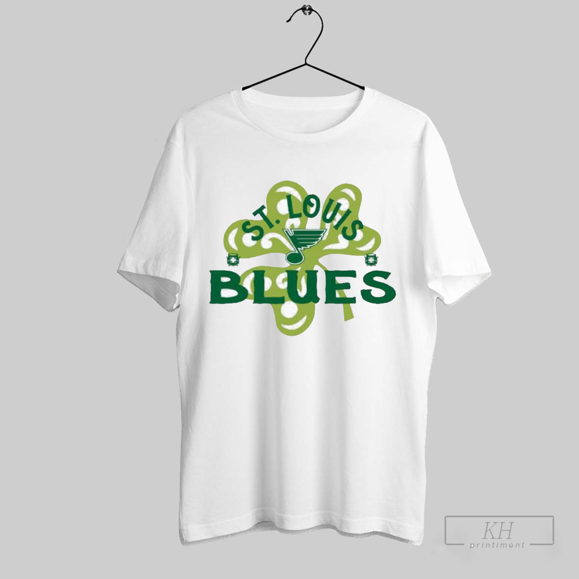 St Louis Blues Levelwear St Patricks Day Richmond Shamrock Shirt T Shirt