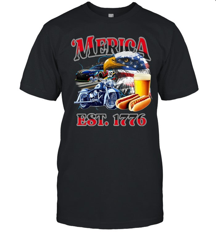 Merica Est 1776 Shirt