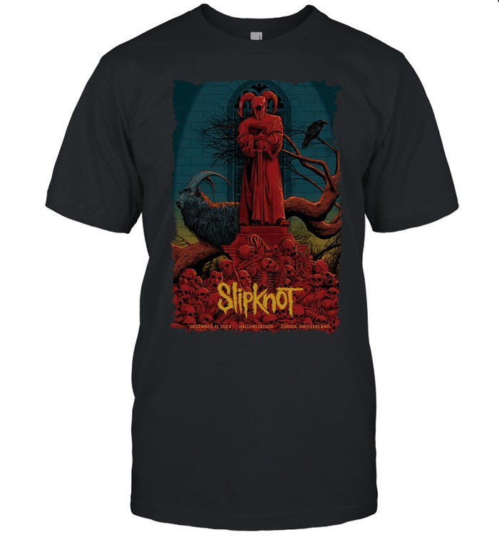 Slipknot Buenos Zurich Switzerland December 11 2024 Concert Shirt