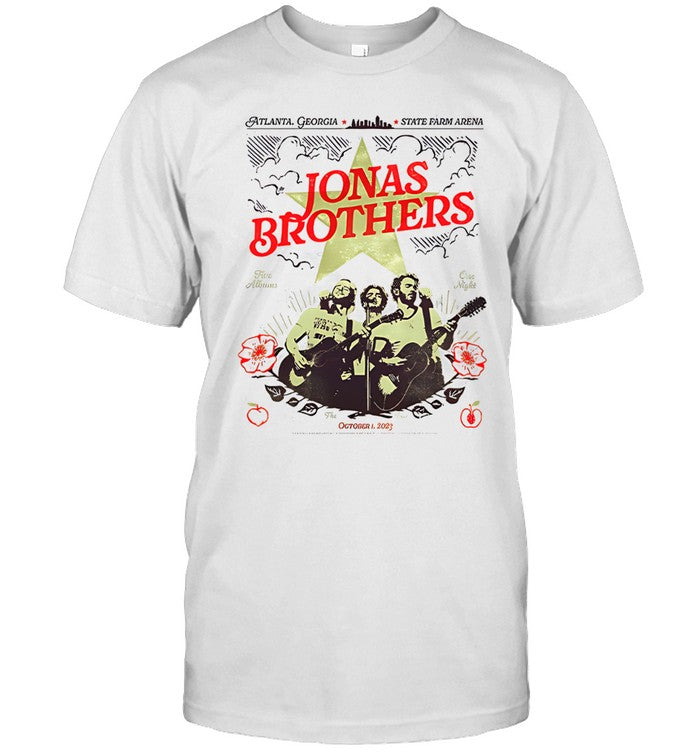 Jonas Breothers Atlanta Feorgia State Farm Arena October 1 2023 Shirt