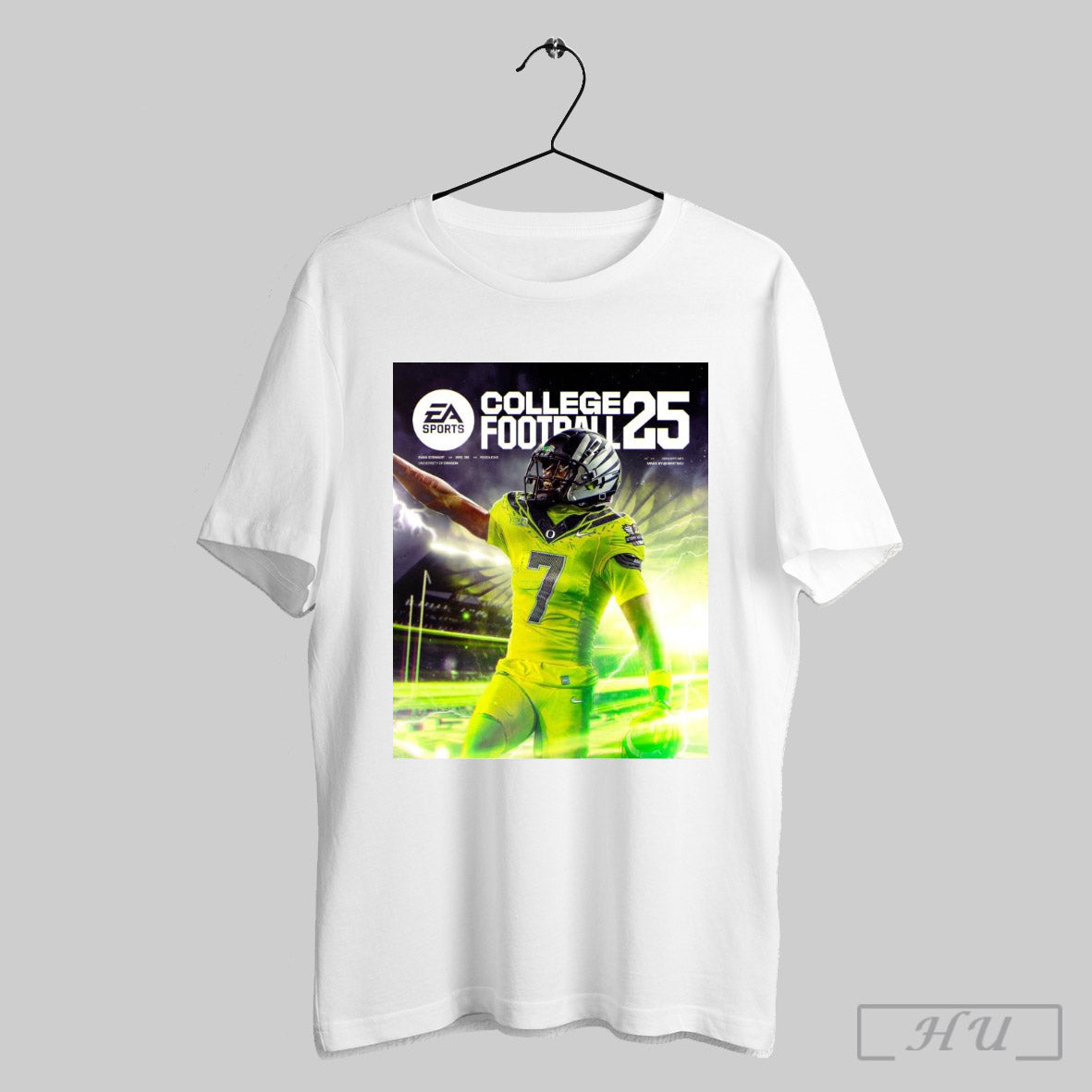 Poster Evan Stewart Oregon Ducks Ea Sports College Football 25 Concept Art T Shirt