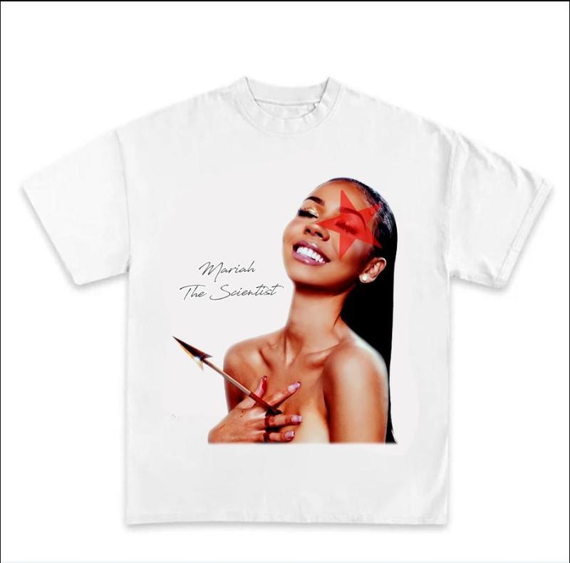 MARIAH THE SCIENTIST Pink Kitty BUBBLE GUM GRAPHIC T-SHIRT