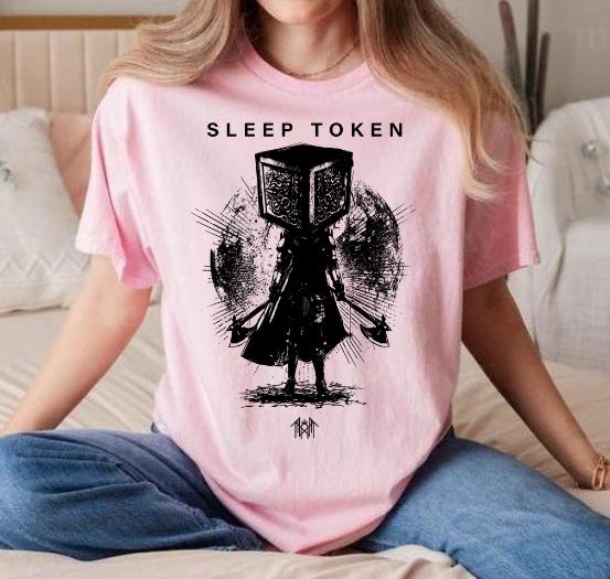 Sleep Token Granite T-Shirt Medium The Double Axes Bringer Unisex Tee