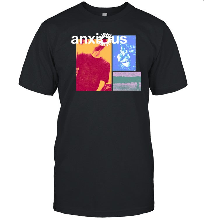 Anxious Collage Black T-Shirt