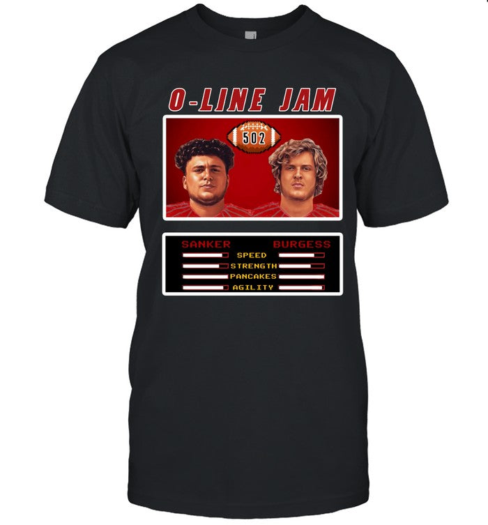 Hooligan Sanker Burgess O-Line Jam Tee