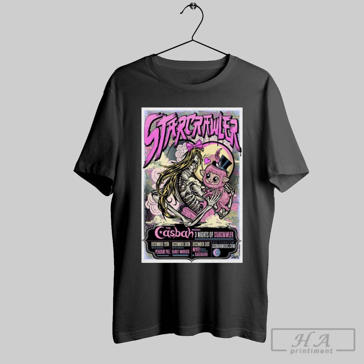 Poster Starcrawler Dec 29 31 2024 Casbah San Diego Ca T Shirt