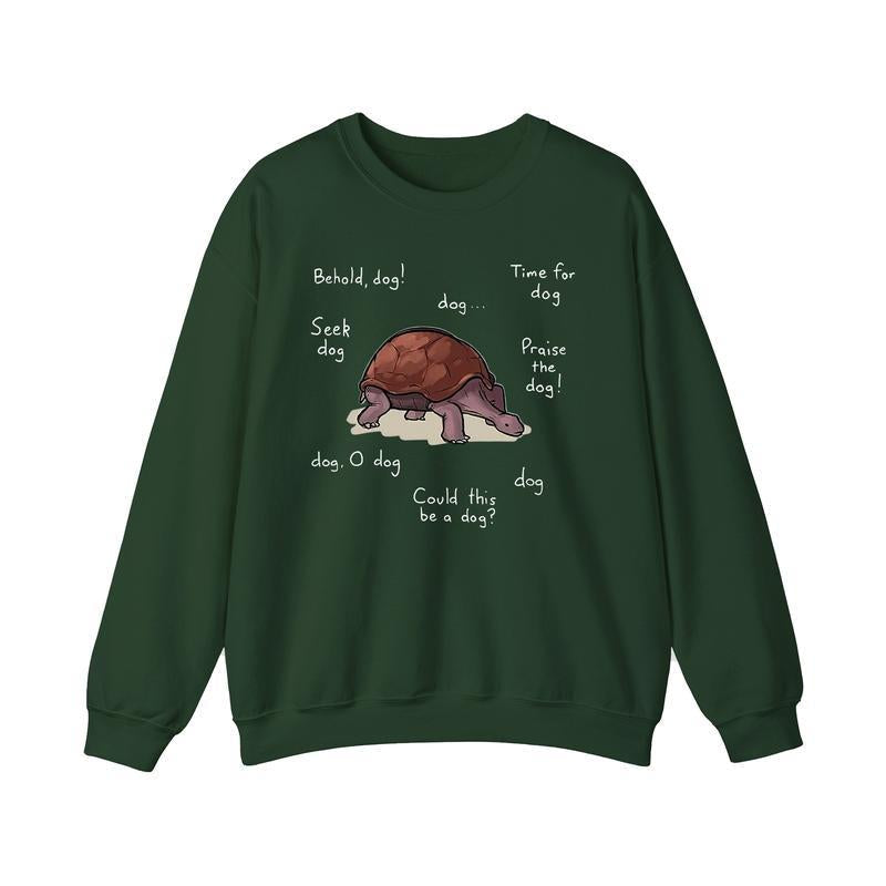 Behold Dog Turttle Elden Ring Shirt Meme for Mens Women Fans Video Game Sweatshirt