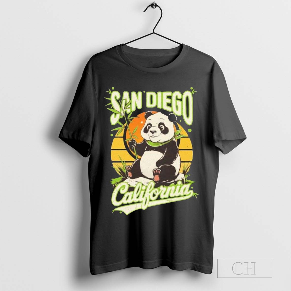 San Diego Retro Panda Zoo California State Costume T Shirt