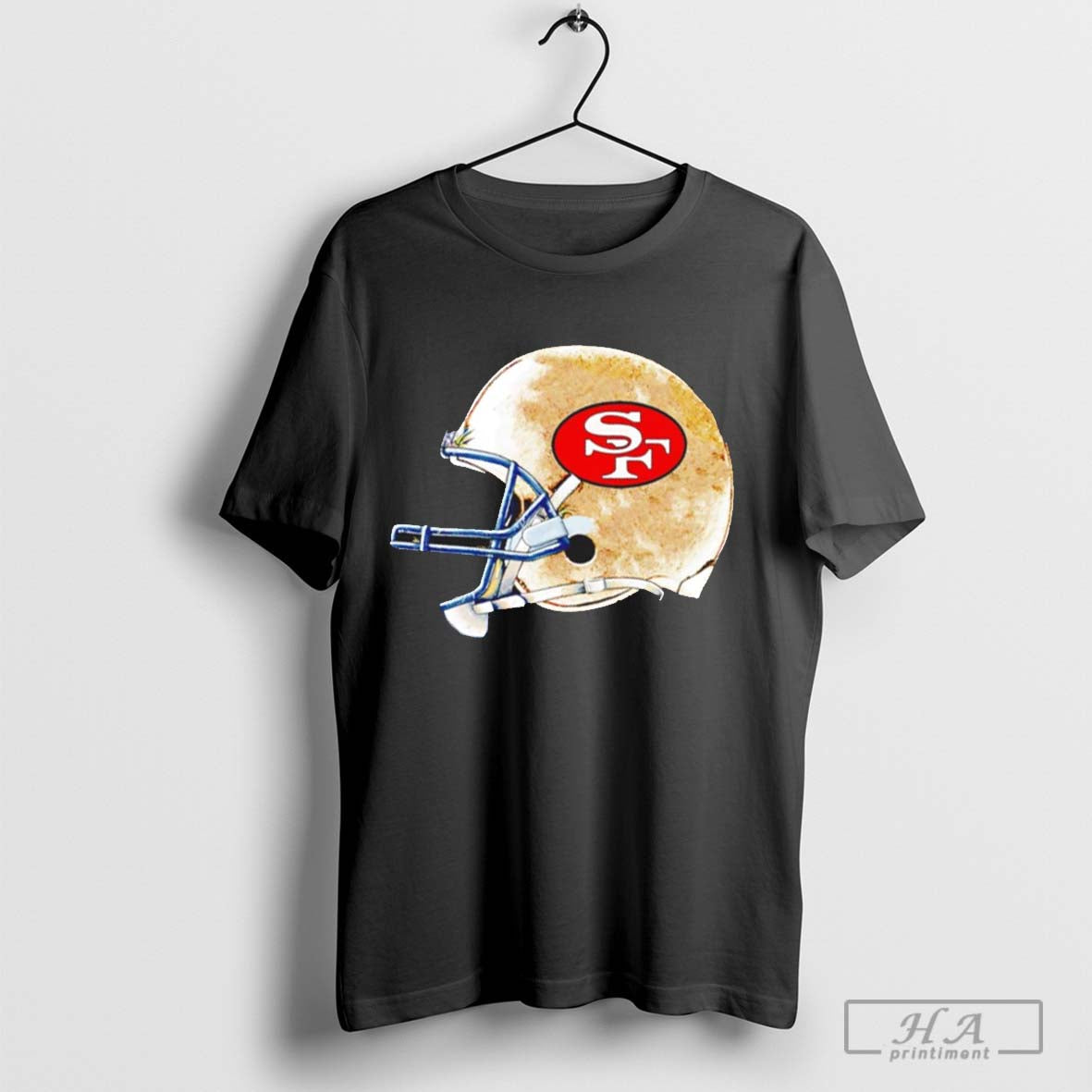 San Francisco 49ers Helmet Football Logo Shirt