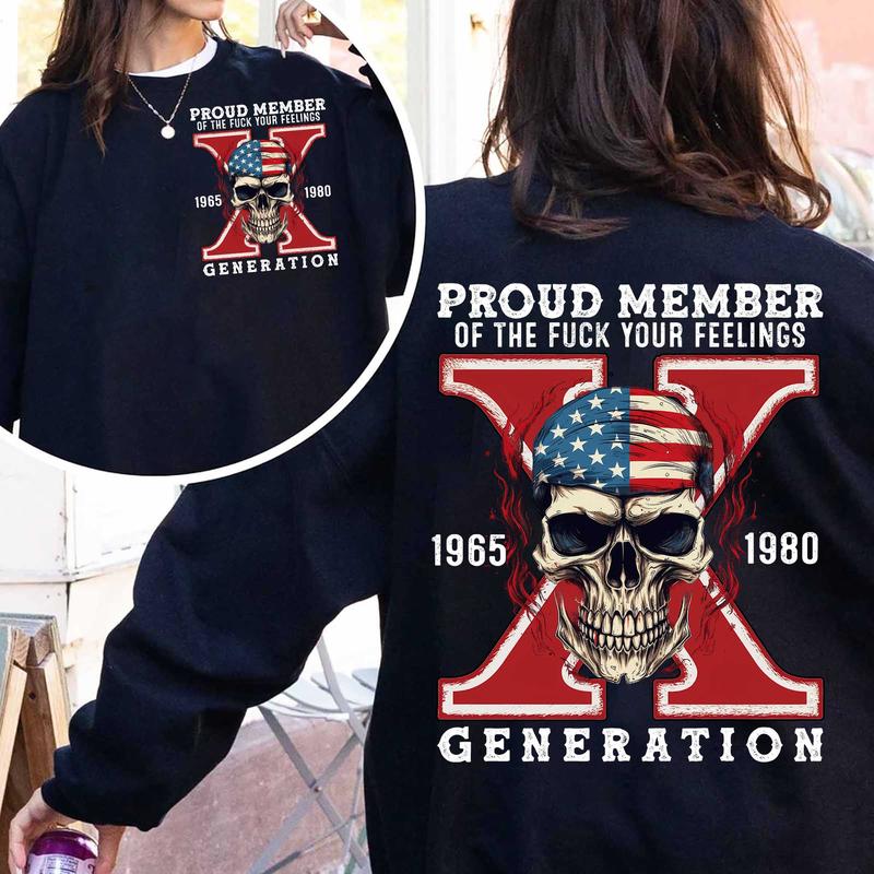 Generation X FAFO Gen X T-Shirt: Style with Two Side GenX Shirt, Casual Gen X Tee for Everyday Wear