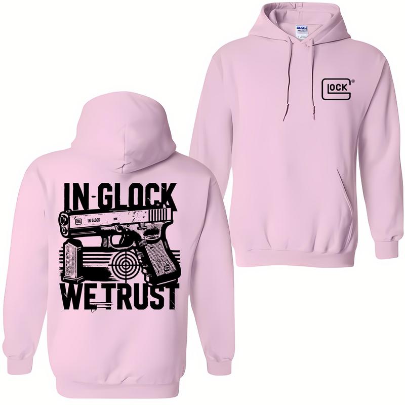 In Glock We Trust Hoodie for Men and Women, Classic Fit - Menswear , Glock Hoodie , Classic