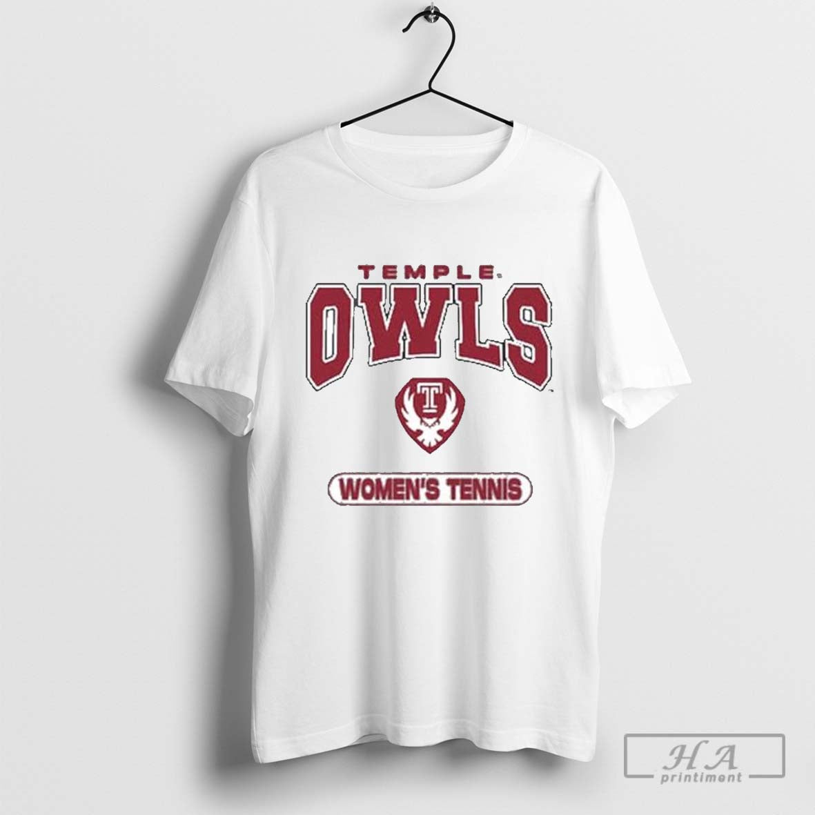 Rally Temple Owls Sports Grey Womenâ€™s Tennis Shirt