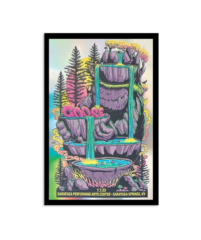 July 7, 2023 Goose Saratoga Performing Arts Center Saratoga Springs, NY Poster