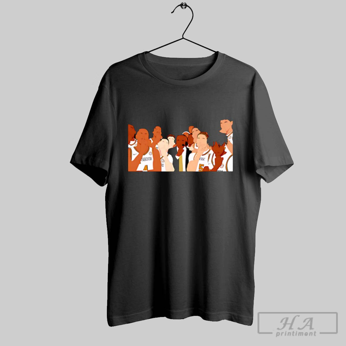 Team Players Shhhh Missouri Tigers Mens Basketball Shirt