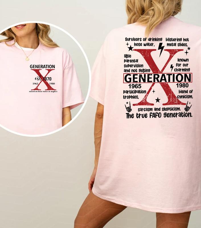 New Version Customize Gen X Shirt Raised On Hose Water And Neglect T-Shirt, Vintage Inspired Shirt, Funny Saying Shirt, Sarcasm Quotes Shirt, Humorous Shirt