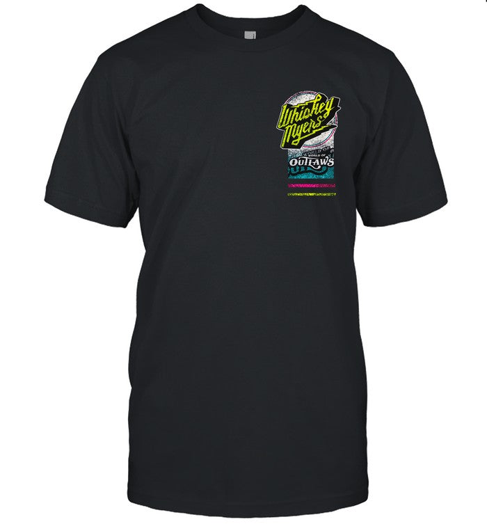 2023 Whiskey Myers X World Of Outlaws Neon T-Shirt