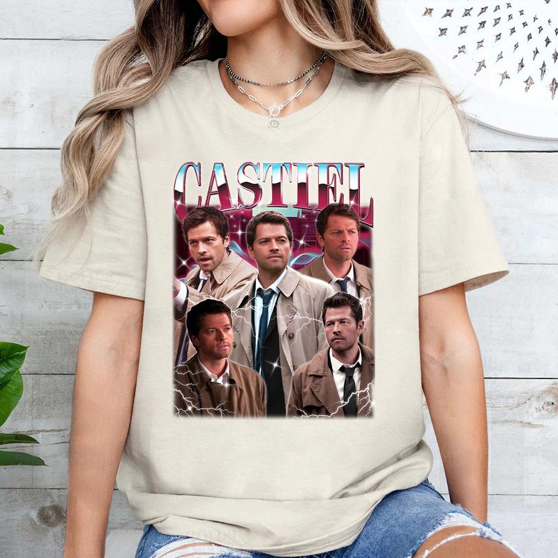 Castiel T Shirt, Vintage Castiel  T Shirt, Gift For Woman and Man Unisex T-Shirt Sweatshirt HoodieQuotes