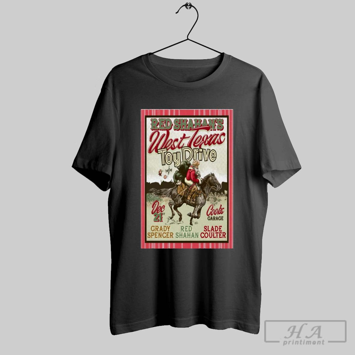 Red Shahan West Texas Dec 21 2024 Toy Drive Red Shahan Poster T Shirt