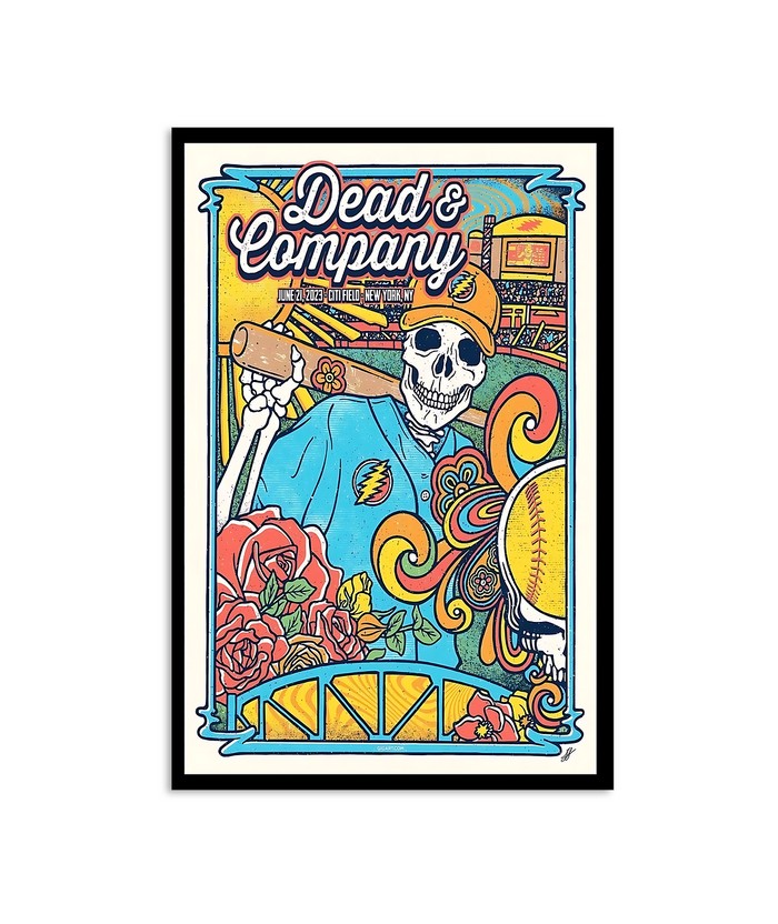 Poster VIP Dead & Company June 21, 22 2023 Citi Field, New York, NY