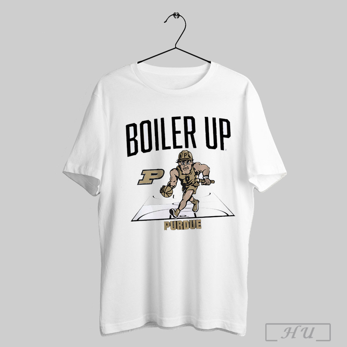 Purdue Boilermakers Basketball Boiler Up Mascot Court Shirt Sweatshirt