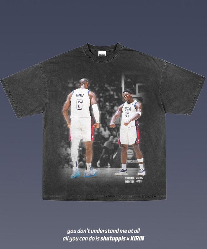 LEBRON JAMES ANTHONY EDWARDS Tee  Vintage Tee Graphic T-Shirt Sweatshirt Hoodie  Sport Tee - Gift For Fan 1.0