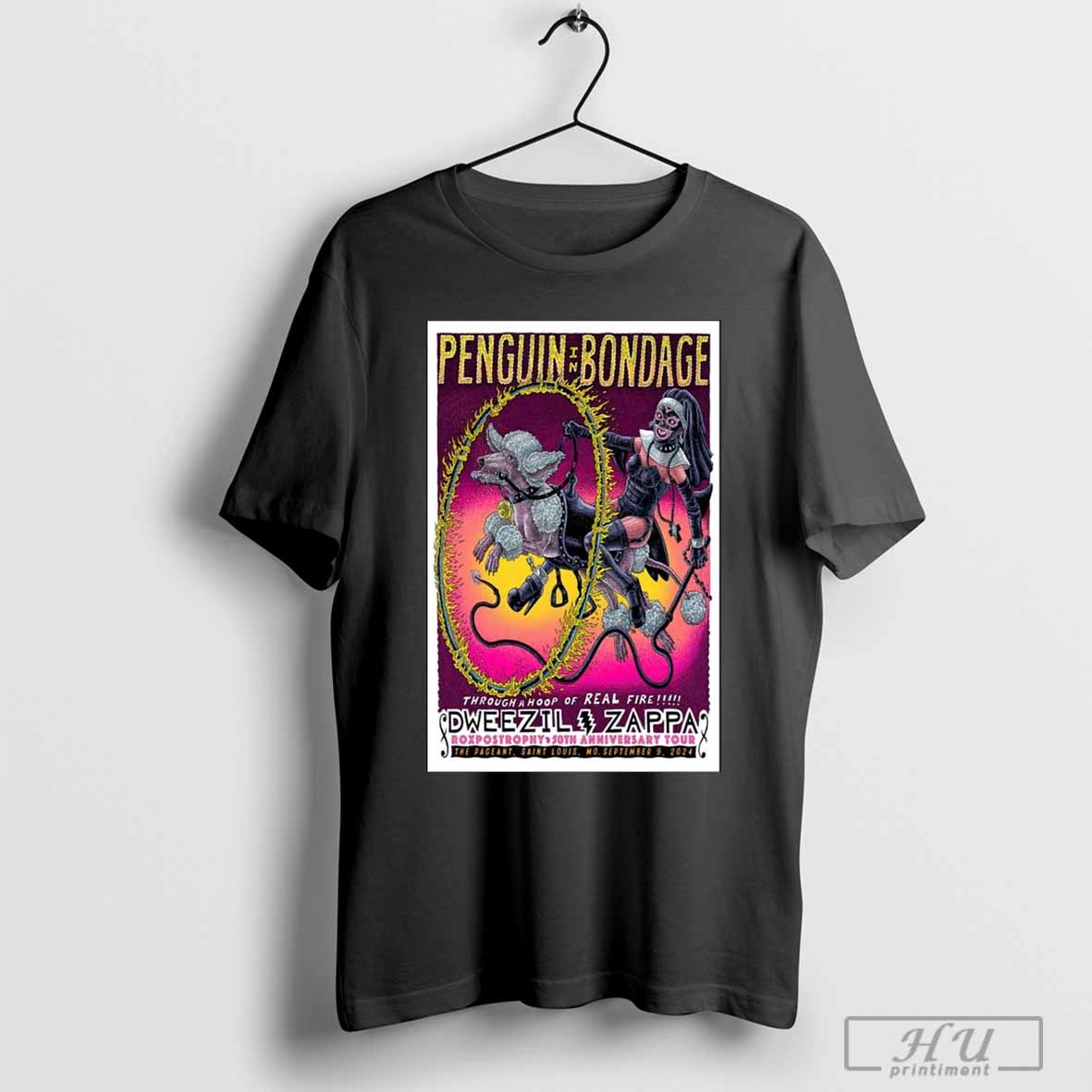 Poster Penguin In Bondage Dweezil Zappa The Pageant St. Louis, Mo September 9 2024 T-shirt