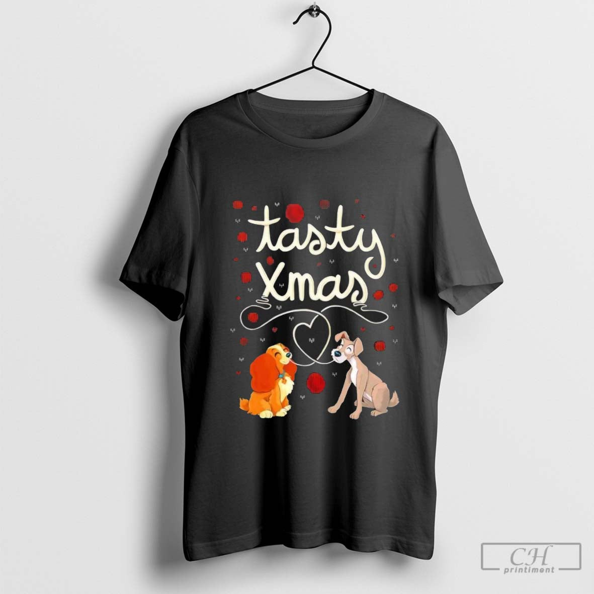 Tasty Xmas couple dog Christmas shirt