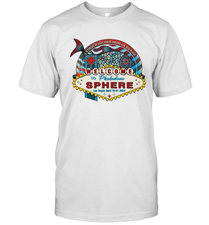 Event Phish Inspired Sphere Las Vegas Tee Shirt