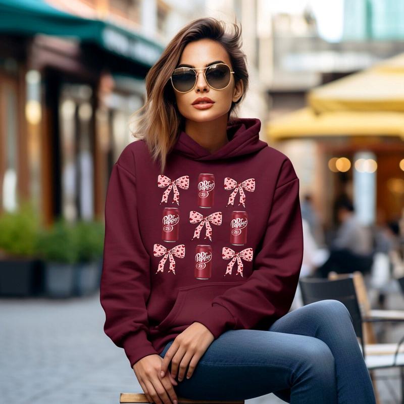 Dr Pepper Sweatshirt Hoodie, Dr Pepper Maroon Sweatshirt, Coquette Dr Pepper Shirt, Diet Coquette Sweater, Dr Pepper Shirts For Women, Dr Pepper Lover