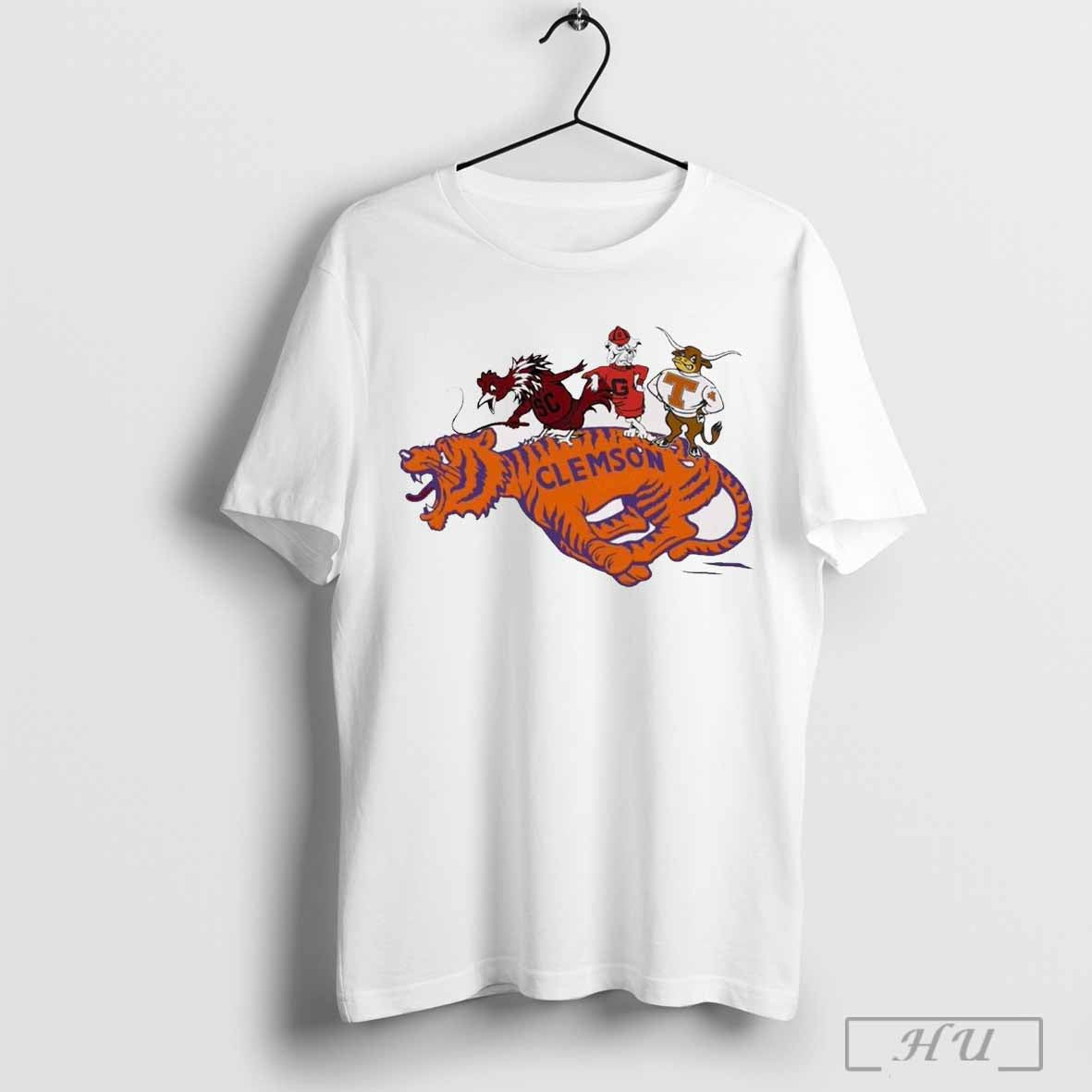 Sec Clemson Tigers Vs South Carolina Gamecocks Georgia Bulldogs Tennessee Vols Mascot