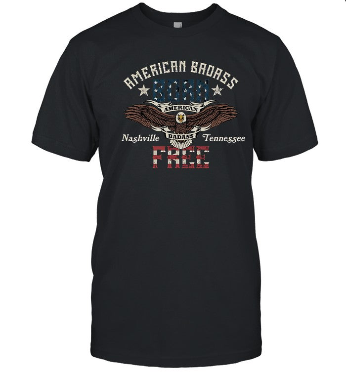 Kid Rock amerrican badass born free nashville tennessee shirt 2023