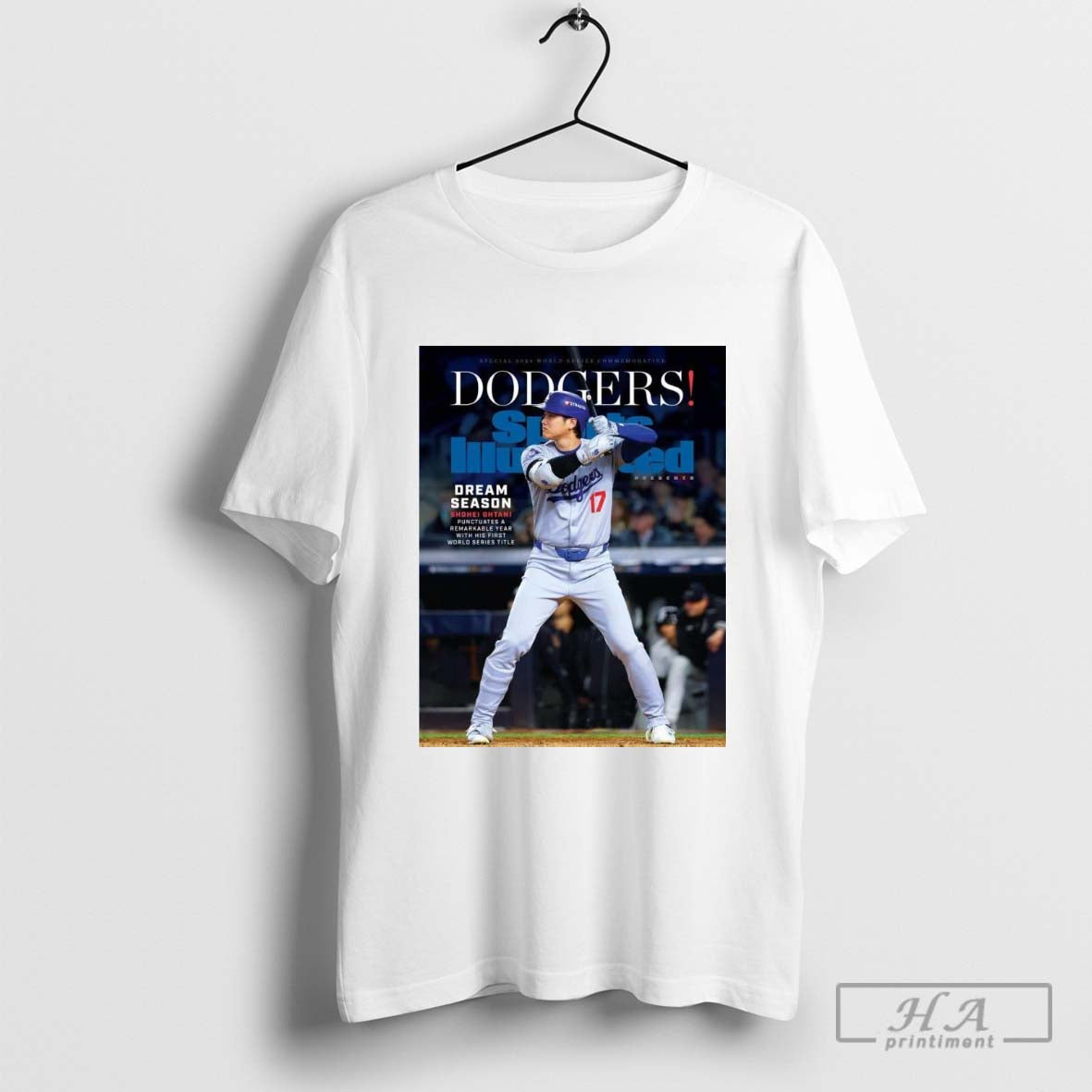 Sports IllustratedÃ¢â‚¬â„¢s Special 2024 World Series Commemorative LA Dodgers Dream Season Shohei Ohtani T-shirt