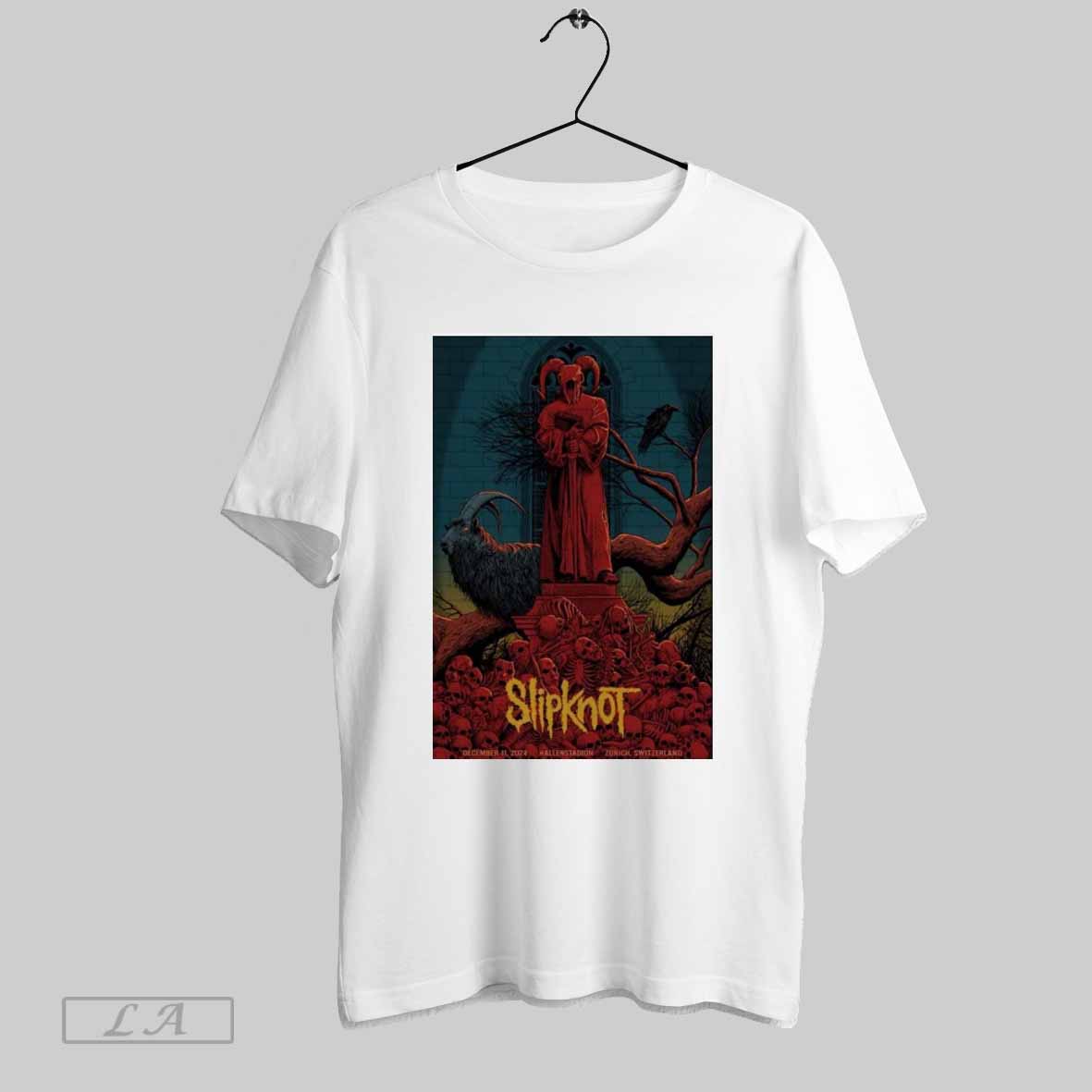Slipknot Hallenstadion In Zurich Switzerland December 11 2024 Poster Sshirt
