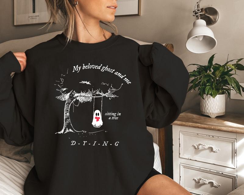 Halloween Spooky Shirt, Halloween Cute Ghost Shirt, Halloween Song Lyrics Shirt