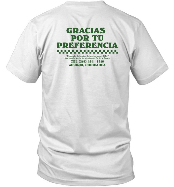 Kevin Kaarl Kaarl Taller Mecanico Gracias Por Tu Preferencia Shirt