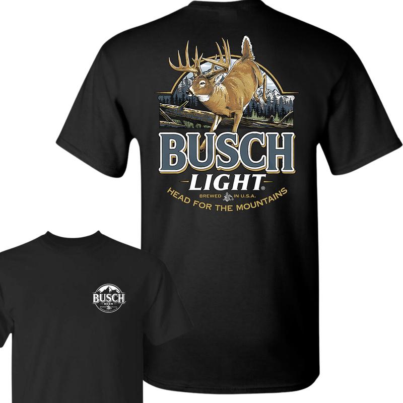 Limited Busch Light Deer Label Double Side Shirt, For Men, For Women