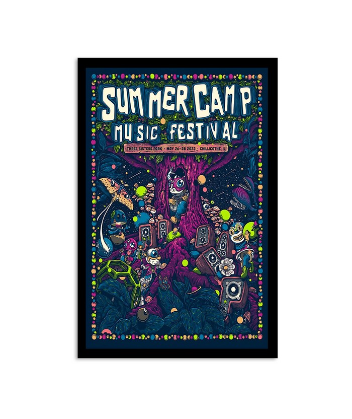 Poster Summer Camp Music Festival 2023 May 26-28, 2023 Three Sisters Park