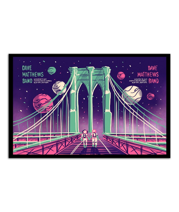 Dave Matthews Band November 17-18, 2023 Madison Square Garden, New York City, NY Show Poster