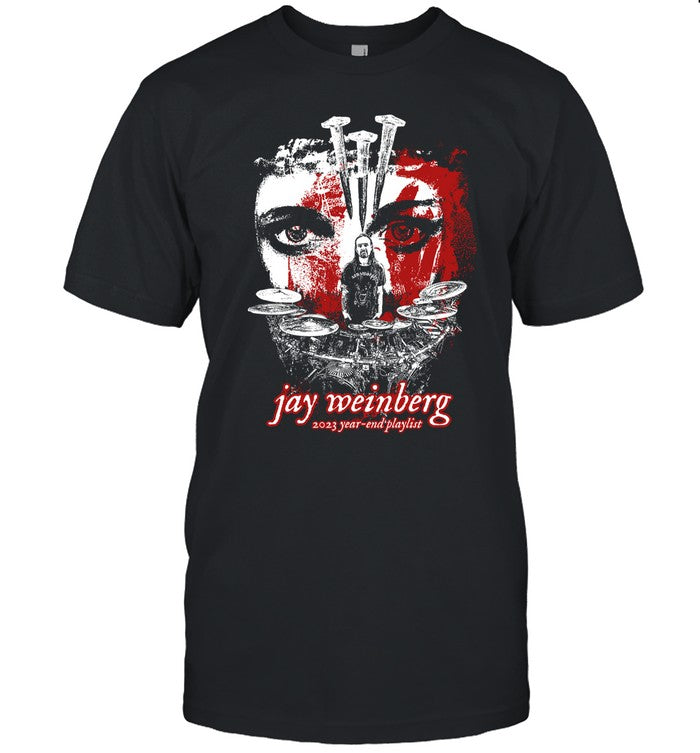Jay Weinberg 2023 Year-End Playlist Shirt