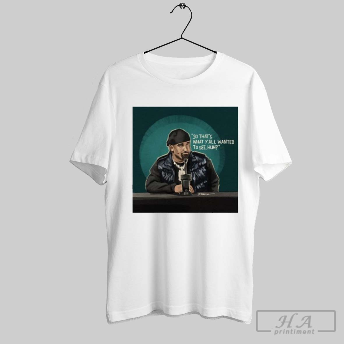 Poster So Thats What Yall Wanted To See Huh Jalen Hurt Philadelphia Eagles T Shirt