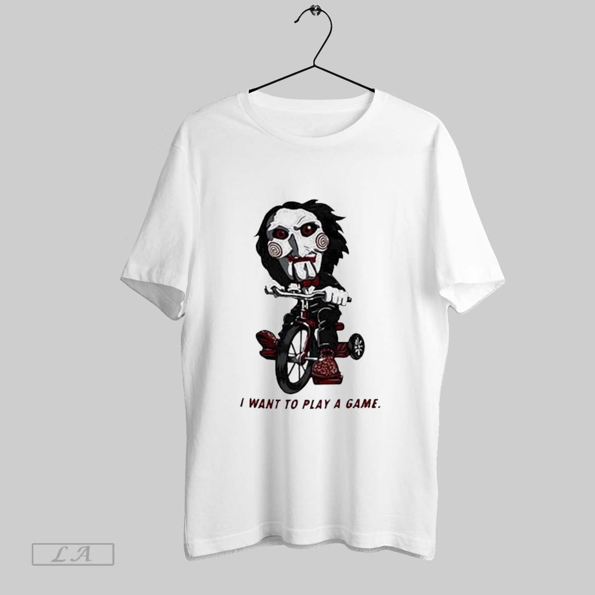 Saw Jigsaw I Want To Play A Game Ride A Bike Tee