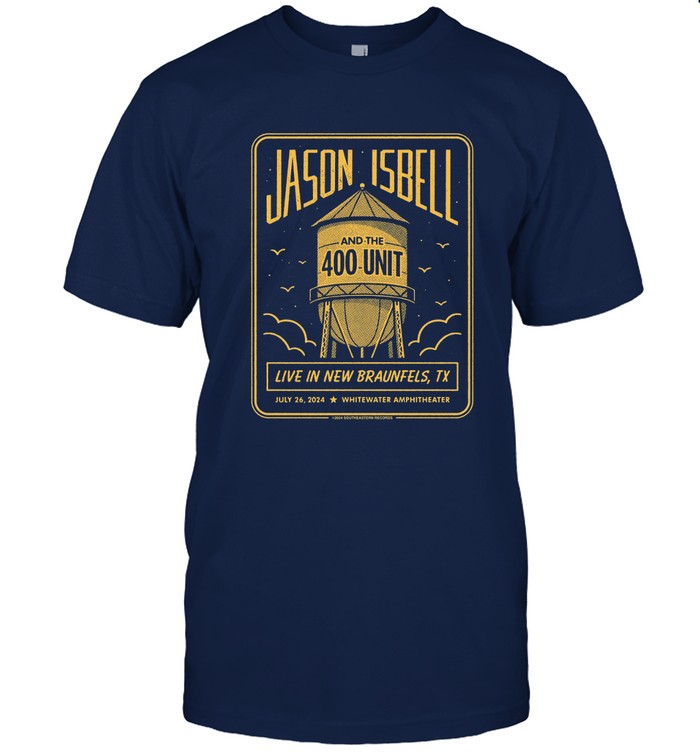 Jason Isbell And The 400 Unit Jul 26 2024 Whitewater Amphitheater TX Shirt