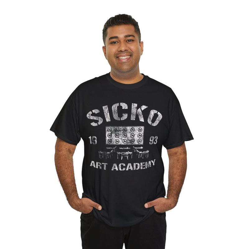 Black Tee Art Academy Casual Classic Cotton Menswear Retro Shirt Top Vintage Comfy Day Graphic Smooth T-Shirt Underwear Tshirt Streetwear Man Shortsle