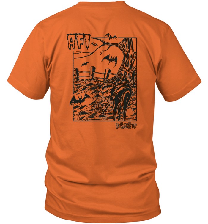 afi All Hallow's Orange t shirt