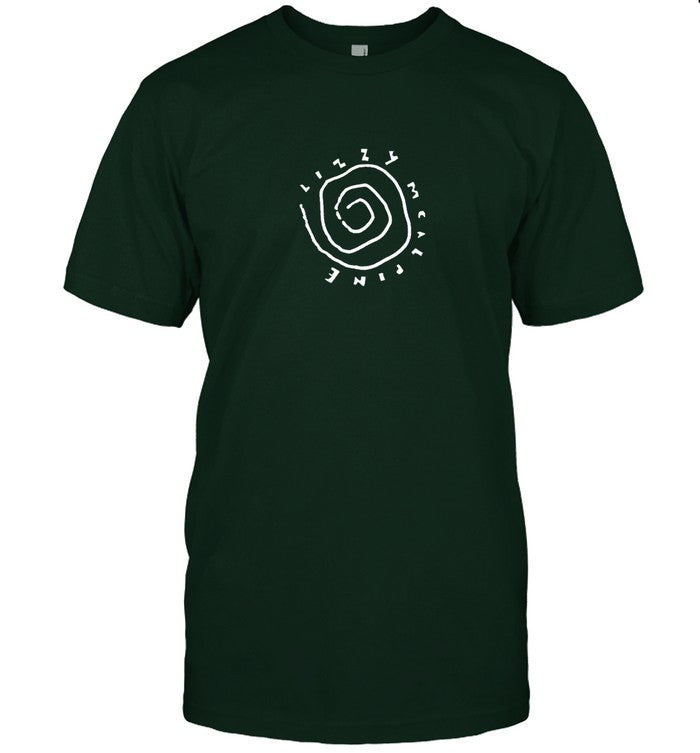 Lizzy McAlpine Green Vortex Tshirt