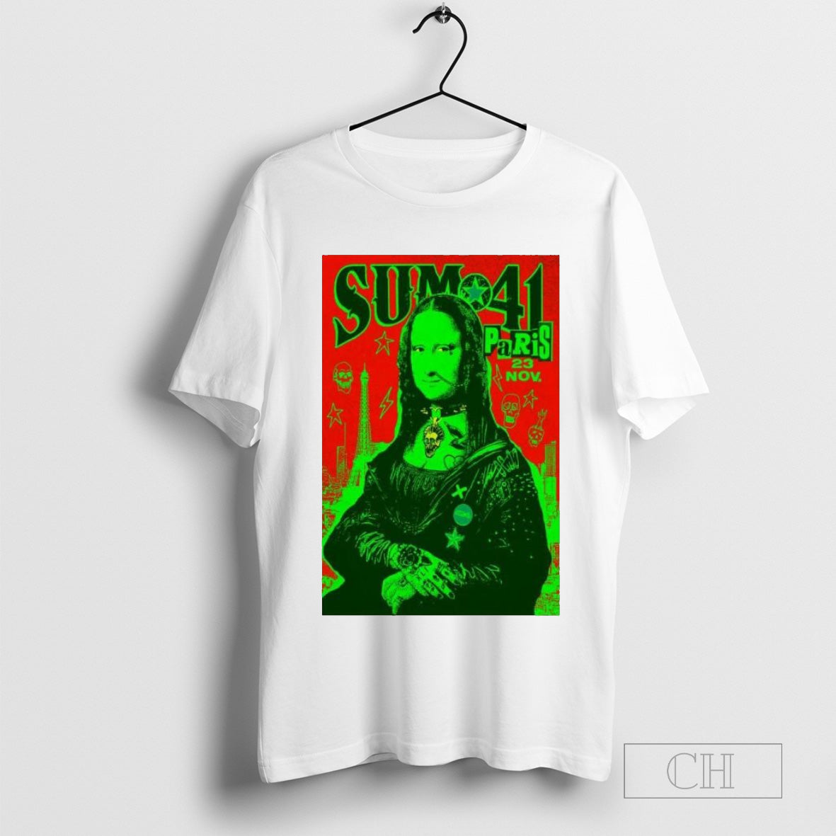 Poster Sum 41 Paris, France La DÃ©fense Arena Nov 23, 2024 shirt
