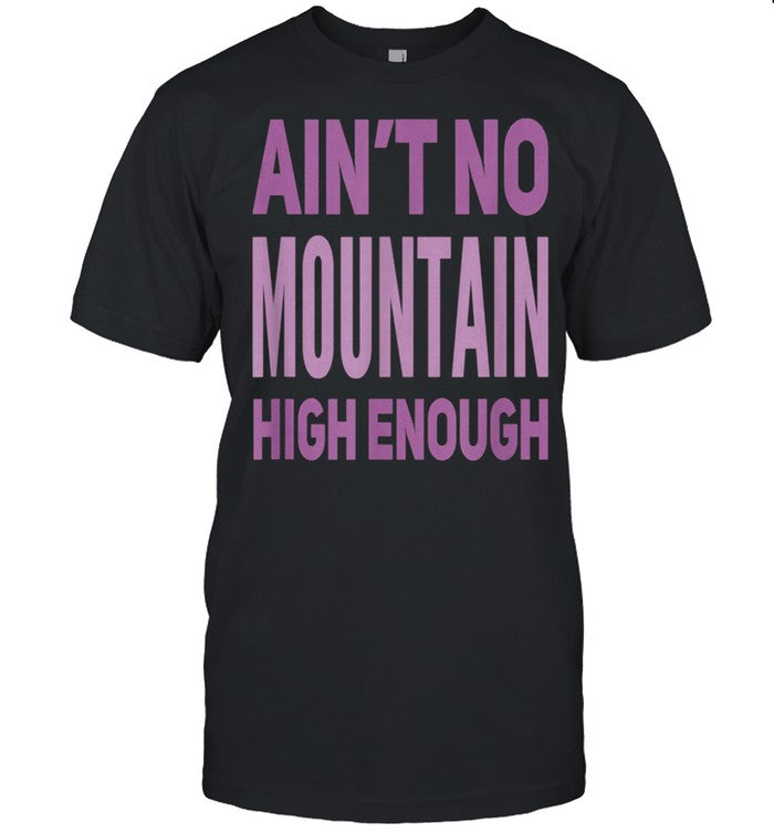 Aint No Mountain High Enough Pick Checkered Effect shirt_1