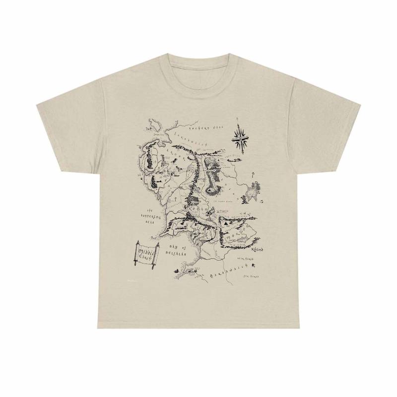 LOTR Map shirt ,LOTR Sweatshirt, Sam's Speech Sweatshirt, Lord , Rings Tee, The Hobbit Shirt, Gandalf the Grey, Fantasy Book Shirt